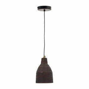 Czarna lampa wisząca z drewnianym kloszem ø 15 cm Amire – Kave Home obraz