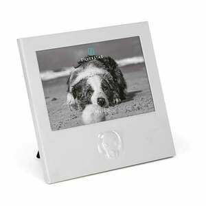 Metalowa ramka stojąca w kolorze srebra 16x17 cm Dog – Zilverstad obraz