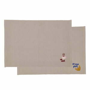 Bawełniane maty stołowe zestaw 2 szt. 33x48 cm Bistro – Södahl obraz
