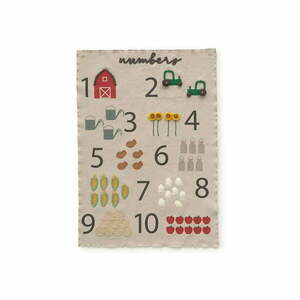 Dziecięca dekoracja ścienna Farm Numbers – Lorena Canals obraz