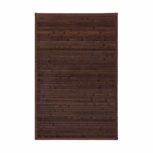 Ciemnobrązowy bambusowy dywan 60x90 cm – Casa Selección obraz