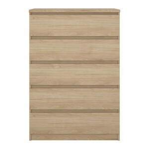 Komoda w dekorze dębu w naturalnym kolorze 77x111x50 cm Naia – Tvilum obraz