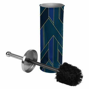 Ciemnoniebieska metalowa szczotka do WC Achille – douceur d'intérieur obraz