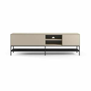 Kremowa szafka pod TV 180x55x35 cm Amira – Marckeric obraz