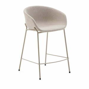 Beżowy hoker (wysokość siedziska 65 cm) Yvette – Kave Home obraz
