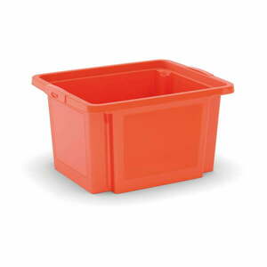 Pomarańczowy plastikowy pojemnik 42x35x23 cm H-Box S – KIS obraz