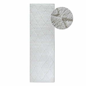 Kremowy chodnik 80x240 cm Perrotin Cream White – Elle Decoration obraz
