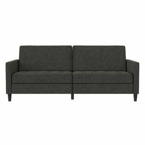 Ciemnoszara aksamitna sofa 207 cm Presley – Støraa obraz