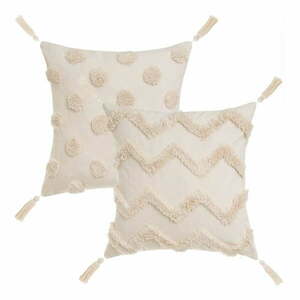 Poduszki dekoracyjne zestaw 2 szt. 45x45 cm Natural – Casa Selección obraz