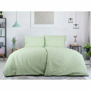 Zielona pościel jednoosobowa z kory 140x200 cm Green Flowers – B.E.S. obraz