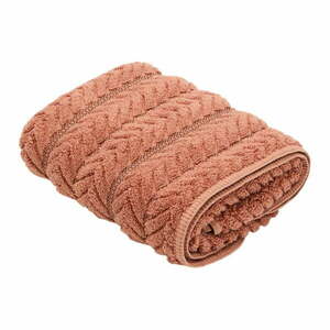 Bawełniany ręcznik frotte w kolorze terakoty 50x90 cm Rune – Kave Home obraz