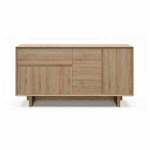 Komoda w dekorze dębu w naturalnym kolorze 146x76x45 cm Carpi – Marckeric obraz