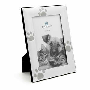 Metalowa ramka stojąca w kolorze srebra 16x17 cm Paws – Zilverstad obraz