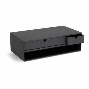 Kartonowy organizer na dokumenty z szufladką Ted Canvas Paper Laminate – Bigso obraz