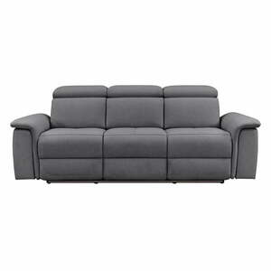 Szara skórzana sofa 211 cm Pareli – Støraa obraz