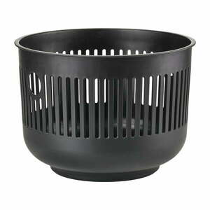 Czarny plastikowy kosz na pranie 35 l Ume – Zone obraz