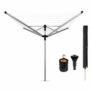Ogrodowa suszarka na pranie w kolorze srebra 60 m Lift-o-Matic Advance – Brabantia obraz