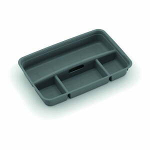 Szary plastikowy separator do pojemnika 54, 5x36x8, 5 cm K Latch Box – KIS obraz