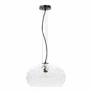 Czarna lampa wisząca ze szklanym kloszem ø 40 cm Balma – Kave Home obraz
