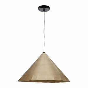 Lampa wisząca w kolorze mosiądzu z metalowym kloszem ø 46 cm Parlava – Kave Home obraz