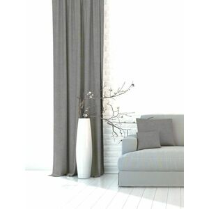 Zaciemniająca zasłona dekoracyjna lub materiał, SUPER Blackout PURE, szary nr.1, 280 cm obraz