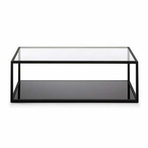 Czarny stolik Kave Home Green Hill, 110x60 cm obraz