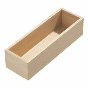 Organizer kuchenny z drewna paulownia iDesign, 25, 4x8, 4 cm obraz