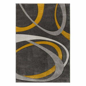Dywan w szaro-żółtym kolorze 200x290 cm Elude Orb – Flair Rugs obraz