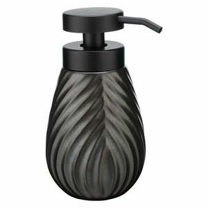 Antracytowy ceramiczny dozownik do mydła 330 ml Idro – Wenko obraz