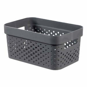 Szary koszyk Curver Infinity Dots, 4, 5 l obraz