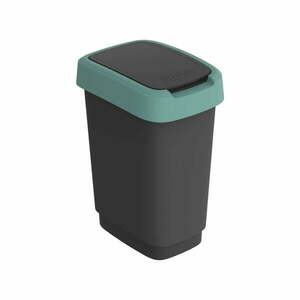 Kosz na śmieci z tworzywa sztucznego z recyklingu 10 L Twist − Rotho obraz