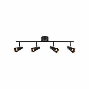 Czarna lampa sufitowa Markslöjd Crest, szer. 93, 5 cm obraz