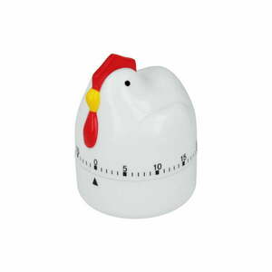 Biały minutnik kuchenny Metaltex Hen obraz