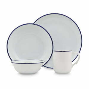 Zestaw talerzy z porcelany 16 szt. – Hermia obraz