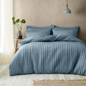 Niebieska pościel jednoosobowa 135x200 cm Tamba Stripe – Pineapple Elephant obraz