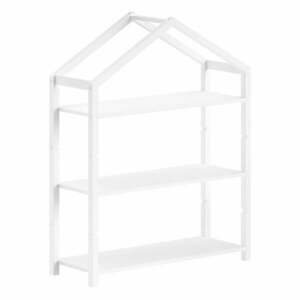 Biały regał dziecięcy z litego drewna sosnowego 111x141x40 cm Dallas – Vipack obraz