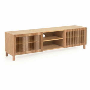 Szafka pod TV w dekorze dębu 180x50 cm Beyla – Kave Home obraz