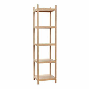 Regał z drewna dębowego 45x180 cm Mason – Hübsch obraz