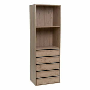 Otwarta szafa modułowa w dekorze dębu w naturalnym kolorze 60x180x45 cm Modular – Casa Selección obraz