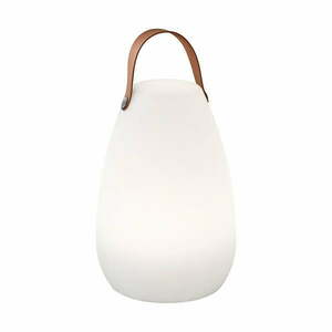 Biało-brązowa lampa stołowa LED (wysokość 26 cm) Ruby – Fischer & Honsel obraz