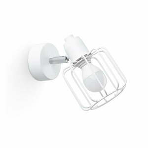 Biały kinkiet ø 10 cm Salom – Nice Lamps obraz