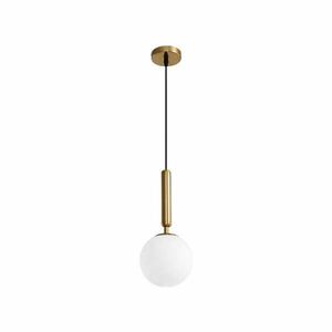 Lampa wisząca w kolorze brązu SULION Musa, wys. 150 cm obraz