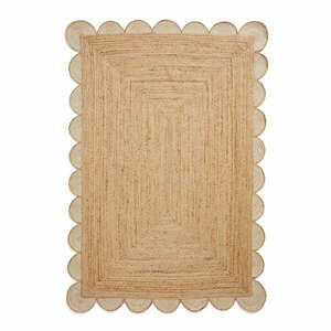 Dywan z juty w naturalnym kolorze 200x290 cm Savannah Jute – Think Rugs obraz