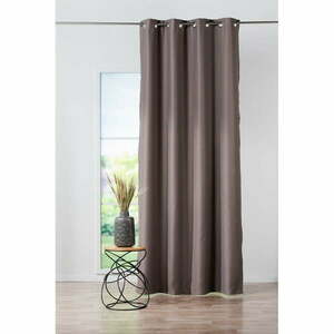 Brązowa zasłona 140x245 cm Tempo – Mendola Fabrics obraz