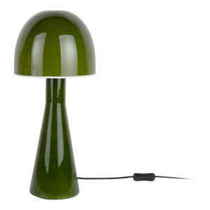 Ciemnozielona lampa stołowa ze szklanym kloszem (wysokość 45 cm) Bombin – Leitmotiv obraz