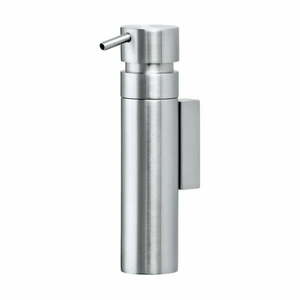 Ścienny dozownik do mydła ze stali nierdzewnej w kolorze matowego srebra 100 ml Nexio – Blomus obraz