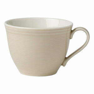 Biało-beżowa porcelanowa filiżanka do kawy Villeroy & Boch Like Color Loop, 250 ml obraz