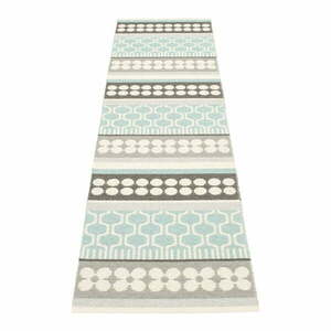 Szaro-turkusowy chodnik odpowiedni na zewnątrz 70x270 cm Asta Pale Turquoise – Pappelina obraz