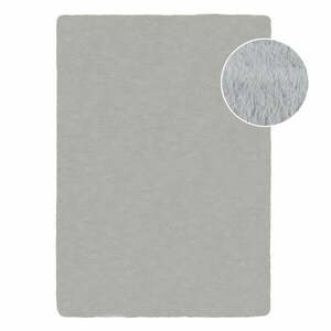 Jasnoszara syntetyczna skóra 120x170 cm Ivy Luxury Fur – Flair Rugs obraz