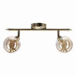 Lampa sufitowa w kolorze brązu ze szklanym kloszem ø 10 cm Rodia – Candellux Lighting obraz